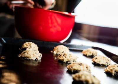 Soft Baked Chocolate Chip Cookies Shape With Ice Scoop 2