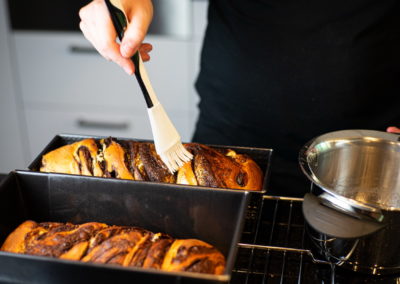 Chocolate Babka Coat In Syrup