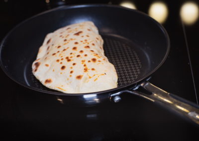 Indian Naan Bread Baking