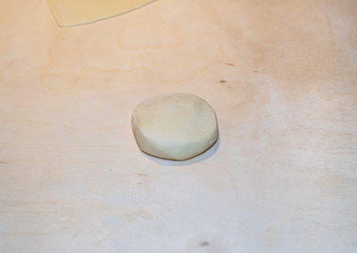 Indian Naan Bread Start Shaping