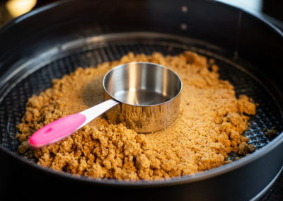 The Perfect New York Cheesecake Add Crumbled Cookies