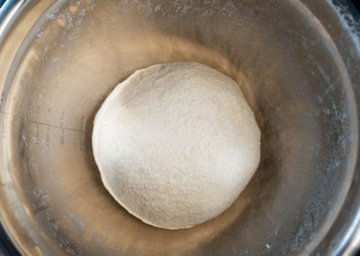 Pizza Dough With Hard Wheat Semolina Before Autolyse