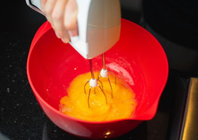 Chocolate Cheesecake aka Russischer Zupfkuchen Mix Sugar And Eggs