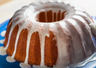 Juicy Orange Cake Glazing