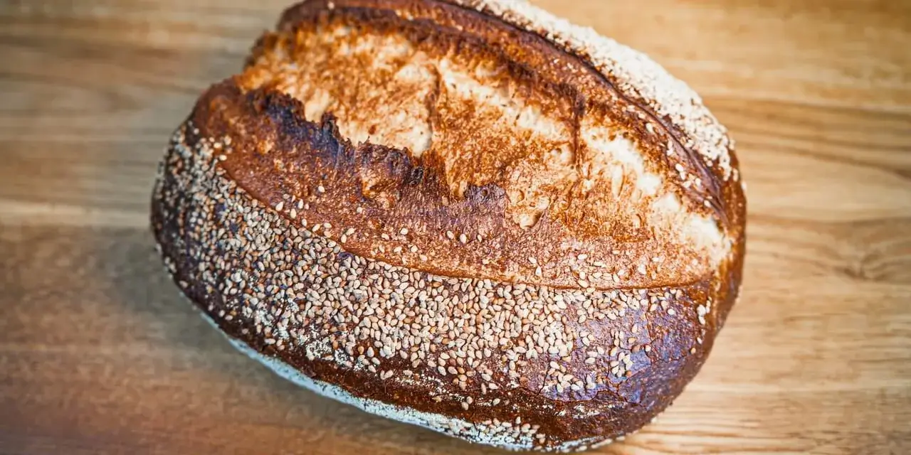 Sourdough Loaf With Sesame Seeds
