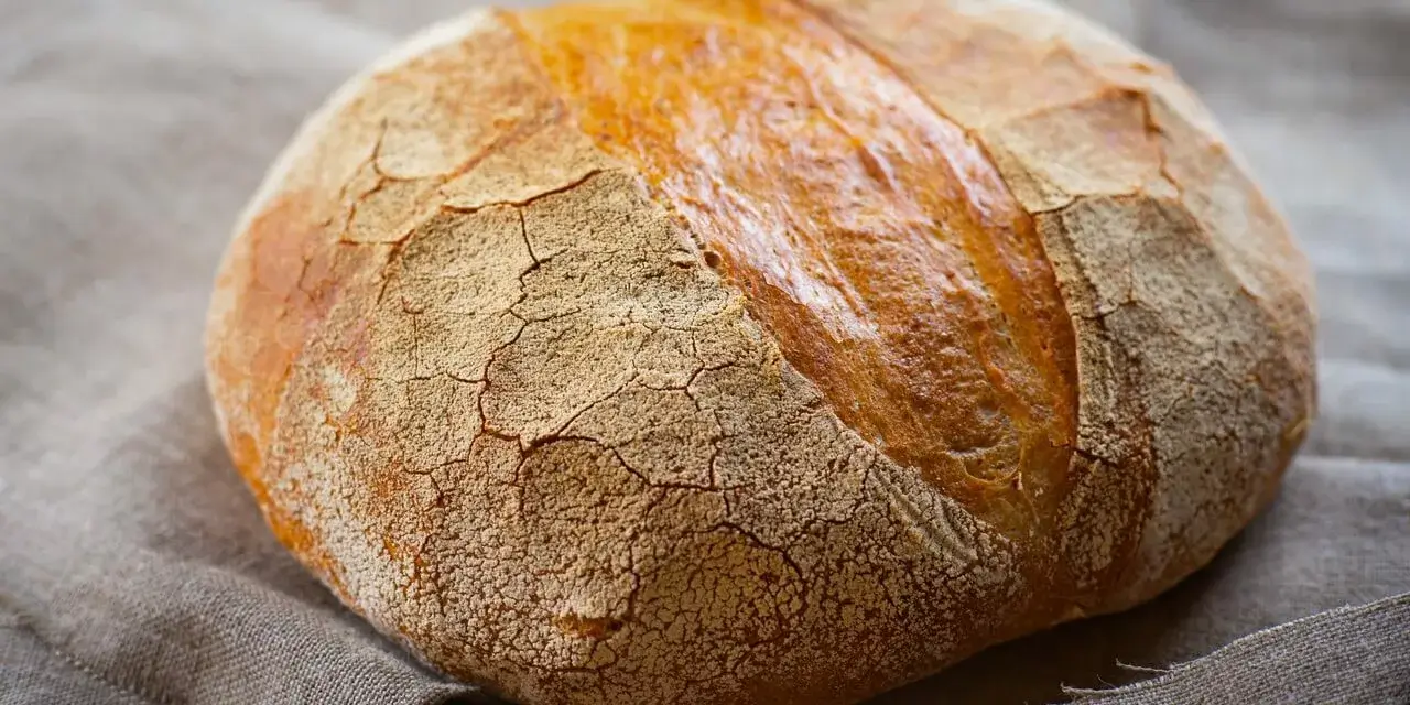 The Big Fluffy Round Sourdough Bread