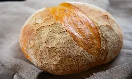 The Big Fluffy Round Sourdough Bread