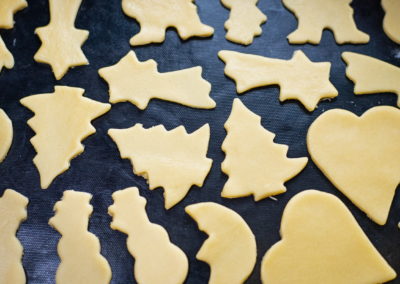 Classic Christmas Cookies Before Baking