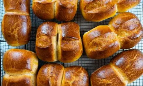 Twin Milk Bread Rolls
