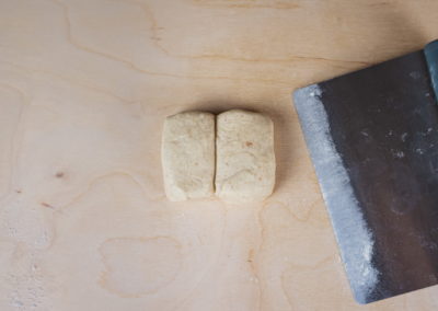 Twin Milk Bread Rolls Close Shape