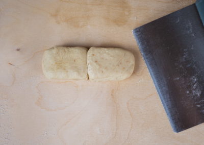Twin Milk Bread Rolls Long Shape