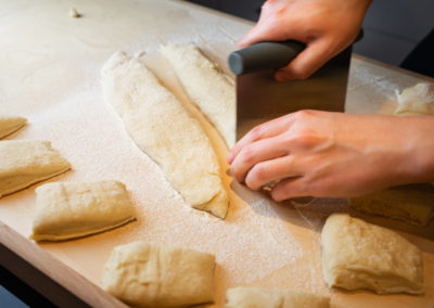 New Years Eve Doughnuts Preparing Dough