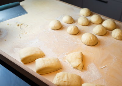 New Years Eve Doughnuts Shaped Dough