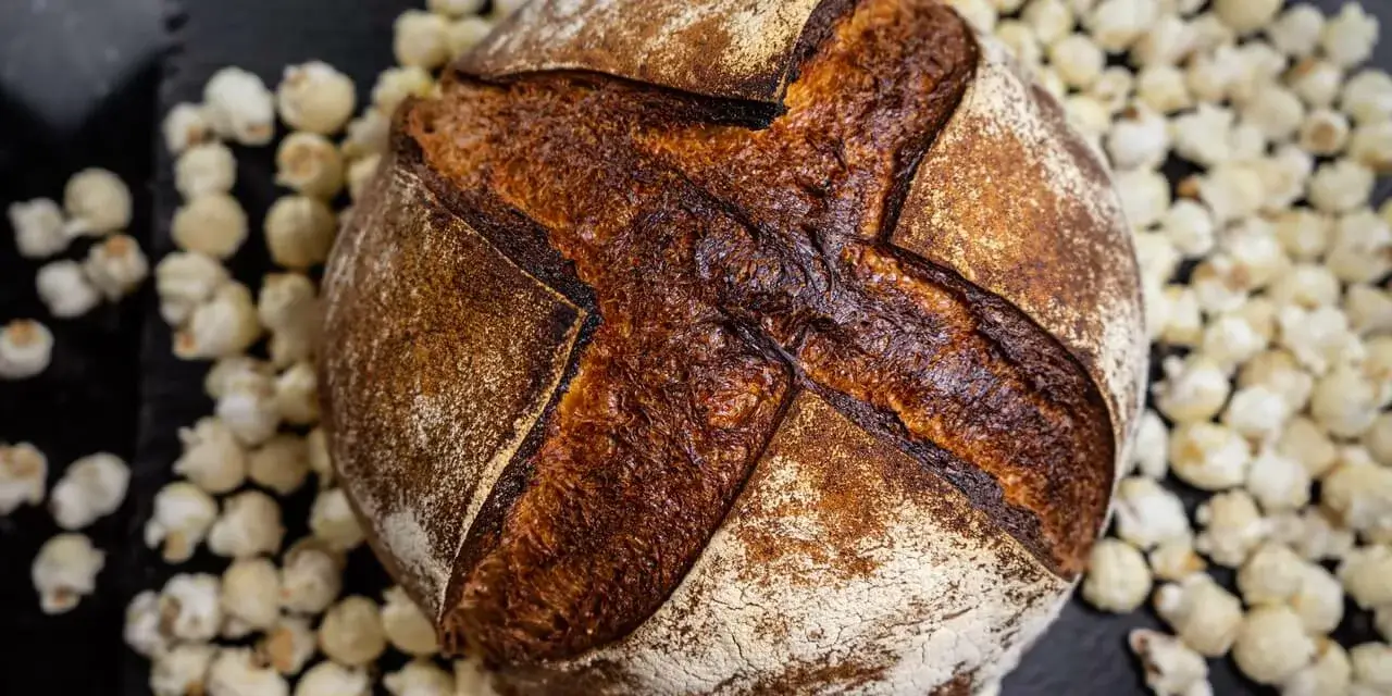 Popcorn Sourdough Bread