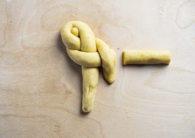 Koulourakia Traditional Greek Easter Cookies Shaping Into Braid 6