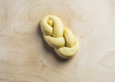Koulourakia Traditional Greek Easter Cookies Shaping Into Braid 7