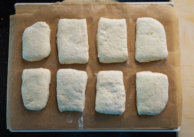 Sesame Bread Rolls With Yoghurt Shaped Dough