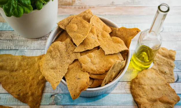 Sourdough Chips From Leftover Sourdough Starter
