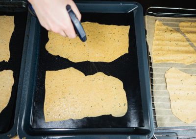 Sourdough Chips From Leftover Sourdough Starter Sprinkle With Water