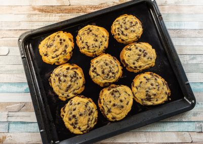 Chewy Chocolate Chip Cookies Baked