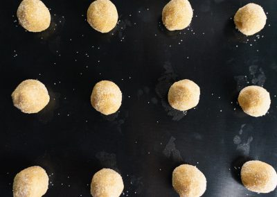 Chewy Brown Sugar Cookies With Cinnamon Final Shape And Coated In Sugar