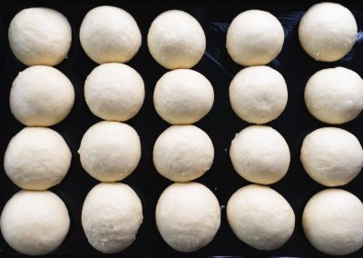 Little Fluffy Dinner Rolls Before Proofing