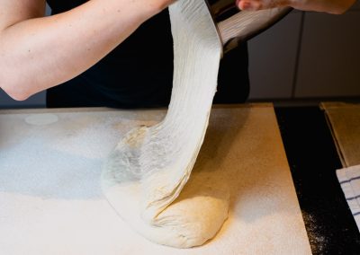 Pizza Dough With All purpose Flour After Bulk Fermentation
