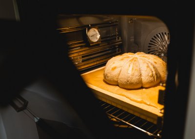 Pumpkin Spice Sourdough Bread Baking