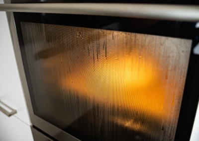 Pumpkin Spice Sourdough Bread Steam While Baking