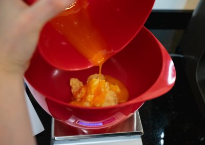 Bat Spider Halloween Cupcakes Adding Egg Yolk To Butter