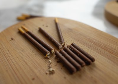 Bat Spider Halloween Cupcakes Cutoff Chocolate Sticks