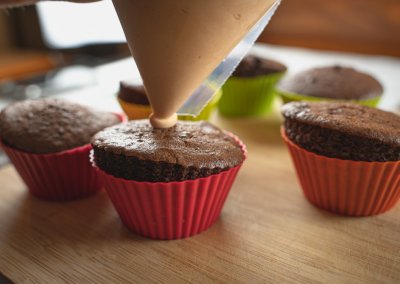 Bat Spider Halloween Cupcakes Frosting Cupcakes