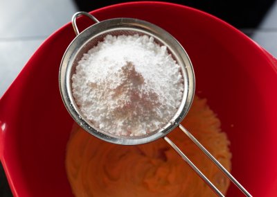 Chocolate Rum Balls Mixing Dough